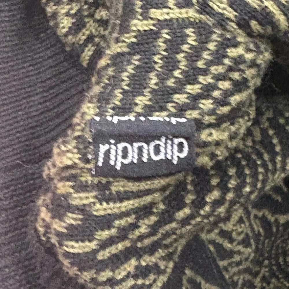 Ripndip Olive Leaf Pattern Crewneck Sweater - Picture 4 of 9